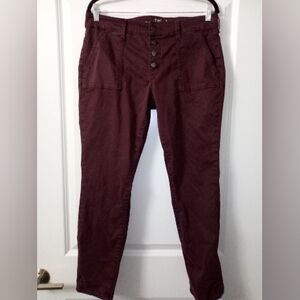 Universal Thread Women's Burgundy Straight Leg Pants Size 12/13